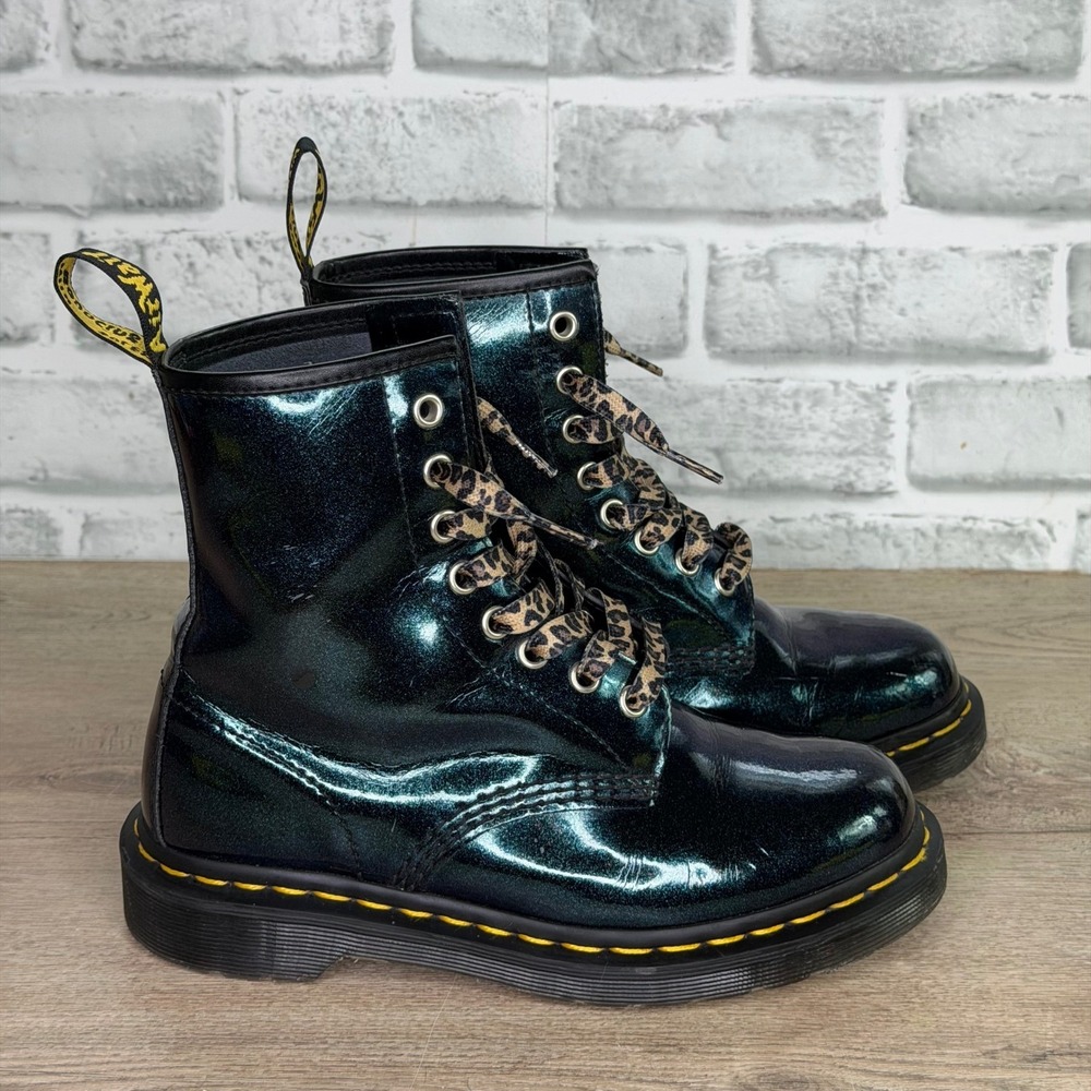 Dr. Martens 1460 Sparkle Metallic Lace Up Boot 6